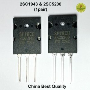 BOJACK Lot 5 Paires Transistors 2SA1943 2SC5200 | Audio Haute Puissance 150W | TO-3PL | Pour Amplificateurs Et Électronique