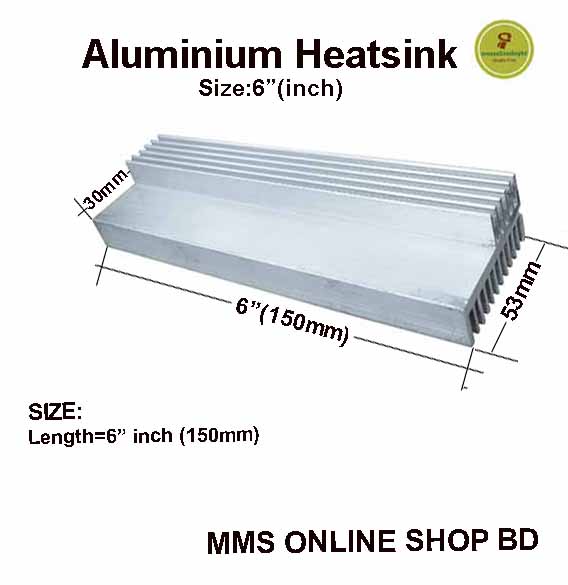 thumbnail image 2 of 200x69x36mm Dense Fin Aluminum Heatsink – Power Amplifier / LED Cooling – Free Ship 2 of 6
