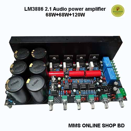 Scheda Amplificatore Hi-Fi LM3886 L01 - 68W+68W, DIY, Compatibile Con Singolo E Doppio OP-AMP, Dimensioni 150x97x50mm