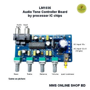 thumbnail image 2 of 2PCS LM1036 LM1036N Tone/Volume/Balance Dual DC Controller IC - 20-DIP New 2 of 3